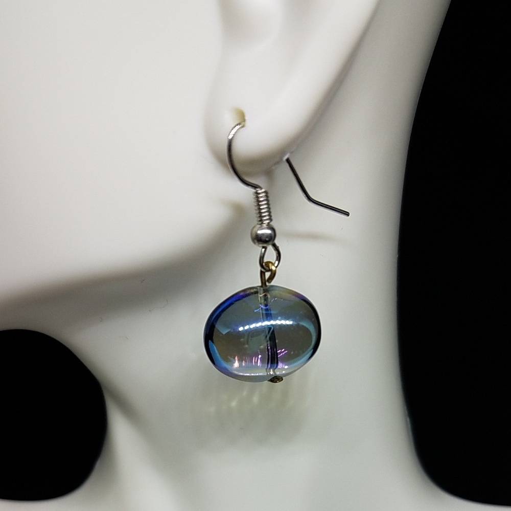 Clear earrings - NWOT - Handmade